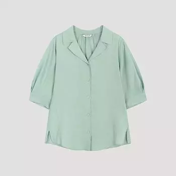 She S MiSS Volume Open Collar Shirt SwwSto22560 Mi minted/55