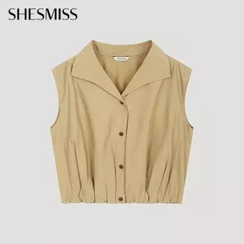She S miSS Volume SleeveleSS blouSe Swwblo21710 Be beige/55