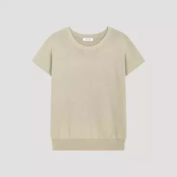 She S miSS Вязаный реглан с рукавом-крылышком SSkpoo22070 Кб khaki beige/55