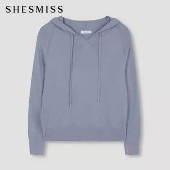 She S miSS Вязаный топ с капюшоном SSkpon32060 Ll light blue/55