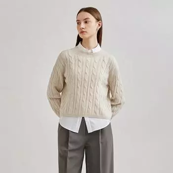 She S miSS Wool Blend Cable Knit SSkpon42770 DARK NAVY/55