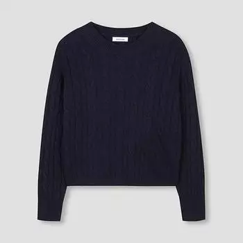 She S miSS Wool Blend Cable Knit SSkpon42770 Dn DARK NAVY/55