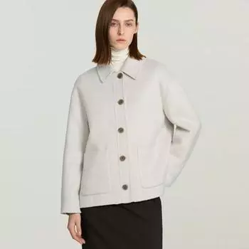 She S miSS шерстяной воротник с воротником ручной работы Swhjko42011 oatmeal/55