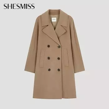 She S miSS Wool Blend Handmade Half Coat Swhcto41040 Ca Camel/55