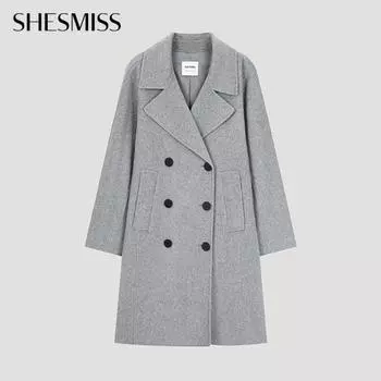 She S miSS Wool Blend Handmade Half Coat Swhcto41040 Gr Grey/55