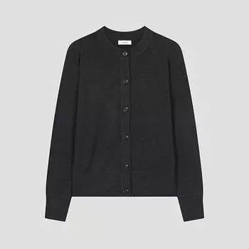 She S miSS Wool Blend looSe Fit Cardigan SSkcdo32520 Ch charcoal/55