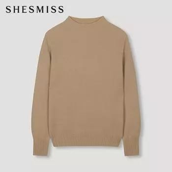 She S miSS Wool Blend Mock Neck Knit SSkpon42760 Be beige/55