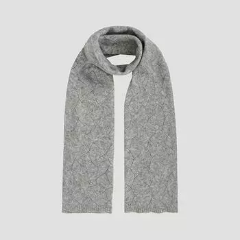 She S miSS Wool Blend Punching Muffler SSamfo42010 Mg MELANGE GRAY/00