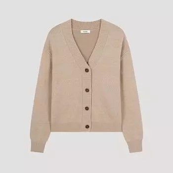 She S miSS Wool Blend V Neck Button Cardigan SSkcdo41060 blacks/66