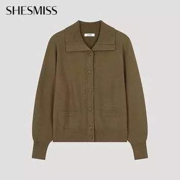 She S miSS шерстяной микс-цветной кардиган SSkcdo31040 Ca Camel/55
