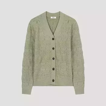 She S miSS шерстяной кардиган с V-образным вырезом SSkcdo41080 Lk light khaki/55