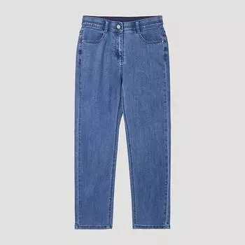 [She S miSS] Зауженные книзу джинсовые брюки с полосками SSmSlp22010 Bl Blue/66