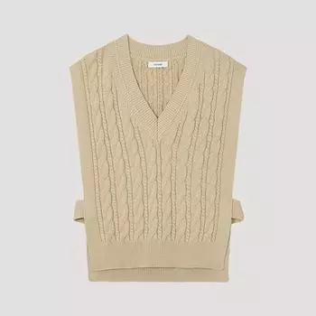 She S miss жилет с косами SSkvtp12020 Be beige/55