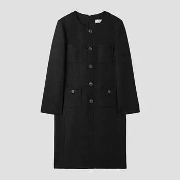 She Smiss Блестящее твидовое платье Swwopp11010 Bk blacks/55