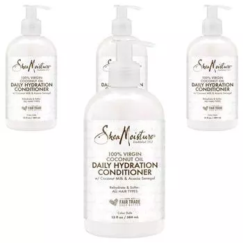 Shea Moisture Virgin Coconut Oil Daily Hydration Conditioner, 384ml, 4 units