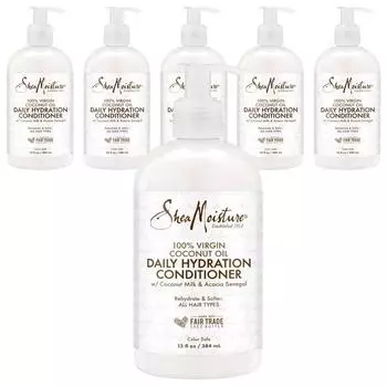Shea Moisture Virgin Coconut Oil Daily Hydration Conditioner, 384ml, 6 units