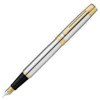 SHEAFFER Fountain Pen F Fine Point 300 Brushed Chrome GT N0932740 Genuine Imported Product