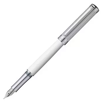 SHEAFFER Fountain Pen M Medium Intensity White Chrome N0924050 Genuine Imported Product &
