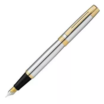 SHEAFFER Перьевая ручка M Средний наконечник 300 Матовый хром GT N0932750 Оригинальный импортный продукт