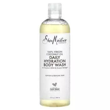 SheaMoisture, 100% Virgin Coconut Oil, Daily Hydration Body Wash, 13 fl oz (384 ml)
