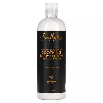 SheaMoisture, африканское черное мыло, успокаивающий лосьон для тела, 369 г (13 унций)