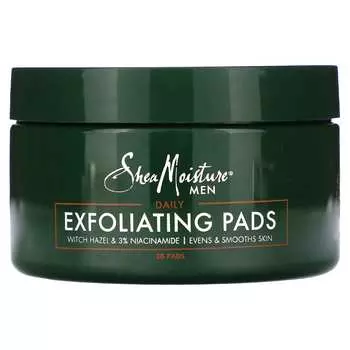 SheaMoisture, для мужчин, ежедневные отшелушивающие диски, 30 листов