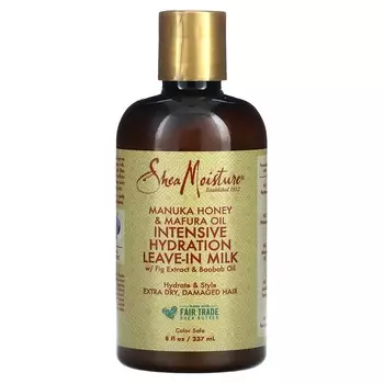 SheaMoisture, Intensive Hydration Leave-In Milk with Fig Extract and Baobab Oil, 8 fl oz (237 ml)
