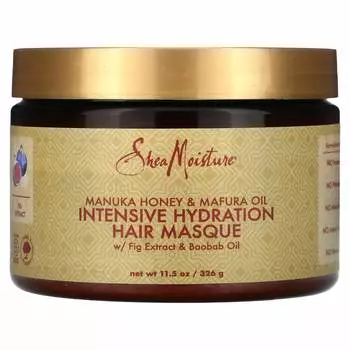 SheaMoisture, Интенсивно увлажняющая маска для волос с медом манука и маслом мапура, 11,5 унций (326 г)