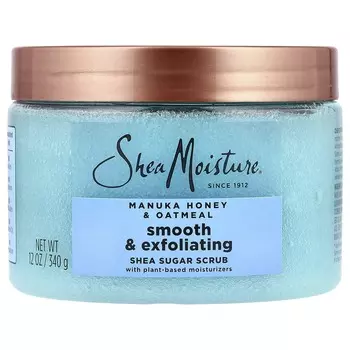 SheaMoisture Мягкий отшелушивающий скраб с маслом ши, медом манука и овсянкой, 12 унций (340 г)