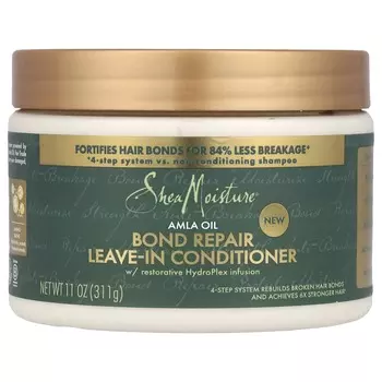 SheaMoisture, Несмываемый кондиционер Bond Repair, масло амлы, 11 унций (311 г)