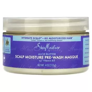 SheaMoisture, очищающая маска для кожи головы, масло алоэ, 4 унции (113 г)