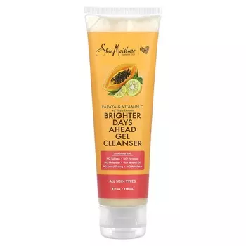 SheaMoisture, очищающий гель Brighter Days Ahead, для всех типов кожи, 4 жидких унции (118 мл)