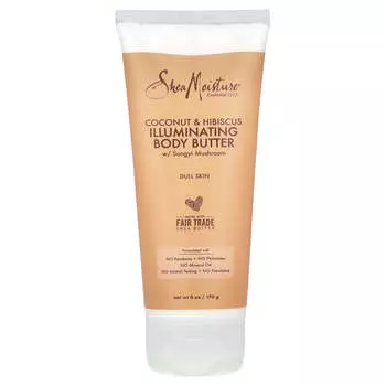 SheaMoisture, осветляющее масло для тела с кокосом и гибискусом, 6 унций (170 г)
