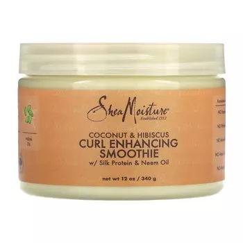 SheaMoisture, смузи для укрепления локонов, кокос и гибискус, 12 унций (340 г)