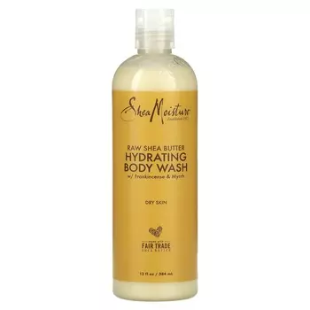 SheaMoisture, сырое масло ши, увлажняющий гель для душа, 13 жидких унций (384 мл)