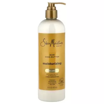 SheaMoisture Увлажняющий лосьон для тела, Нерафинированное масло ши, 473 мл (16 жидких унций)