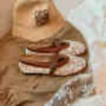 Sheepskin~ Breathable hollow crochet splicing shallow mouth flat shoes with Mary Jane shoes women s single shoes 35