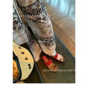 Sheepskin thick-soled holiday style with skirt, simple set of toe slippers, women s summer versatile soft bottom, comfortable outside, cool slippers 35