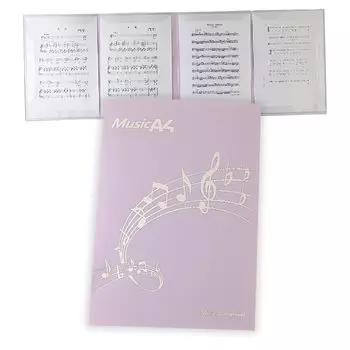 Sheet music A4 4 can hold 6 4 pages lesson file sheet electronic piano accessories file, size, sides, writable, non-reflective, sheets, spread, cover,