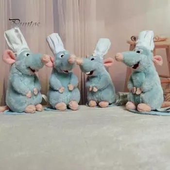 Шеф-повар Реми плюшевая кукла магнитный плечевой друг плюшевая кукла кулинарная мышь король плюшевая кукла Реми мышь игрушка подарки для детей Mouse