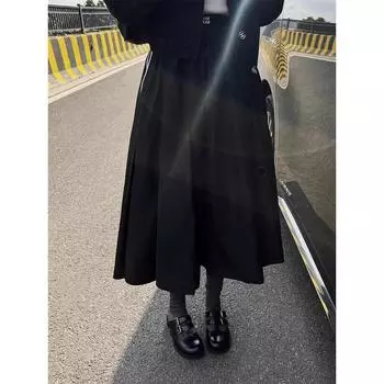 [Shei Su Yinyin] cute series~ lowe_ round head double buckle lazy bag head Muller slippers women s wear 35 чёрный