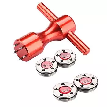 Шейка паттера с красным номером, вес 25 г + 30 г + ключ для паттера Scotty Cameron Newport