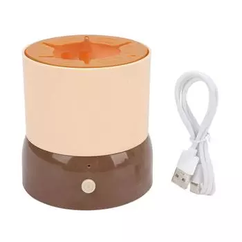 Шейкер для детских бутылочек с зарядкой через USB, электрический автоматический миксер для молочной смеси с меньшим количеством комочков для дома и путешествий темно-коричневого