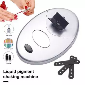 Шейкер для лака с регулируемым ремешком, миксер для лака для ногтей, гель-лака UK чёрный