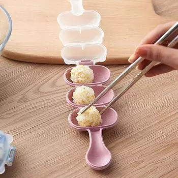 Шейкер для рисовых шариков своими руками Шейкеры для рисовых шариков Форма для ланч-мейкера Форма для онигири Шейкеры для рисовых шариков своими руками Кухонные инструменты для суши