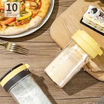 Шейкер для сыра пармезан пыленепроницаемый влагонепроницаемый для порошка чили Cocoa Brown450ml