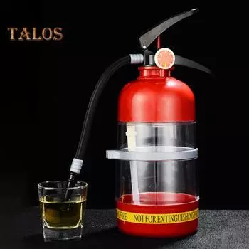 Шейкер для вина Fun Smooth Flow Широкое применение Практичный дизайн огнетушителя Машина для напитков Винный аксессуар красный