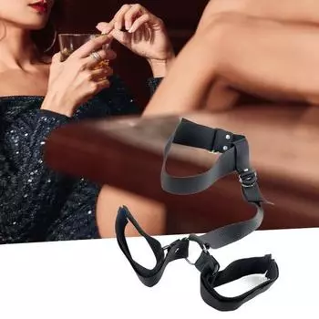 Шейные ремни на запястьях Уютная одежда Комплект для связывания Секс-игрушки Регулируемые ограничения для связывания и наручников Система кровати Набор секс-игрушек для связывания рук и шеи Игрушка для взрослых