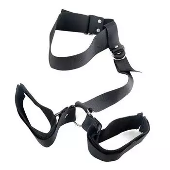 Шейные ремни на запястьях Уютная одежда Комплект для связывания Секс-игрушки Регулируемые наручники для связывания Ограничения под кроватью Бандаж для рук и шеи Набор секс-игрушек для взрослых Игрушка для взрослых