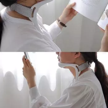 Шейный бандаж, поддерживающий осанку, улучшает боль, вызванную наклоном головы, регулируемый обхват, правильный, эффективный носилок